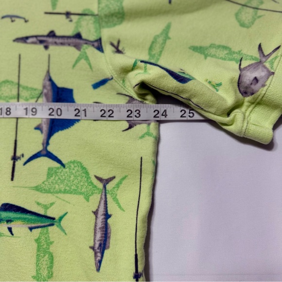 Columbia Men’s Lime Green Fishing Polo Shirt Size L - Picture 7 of 8